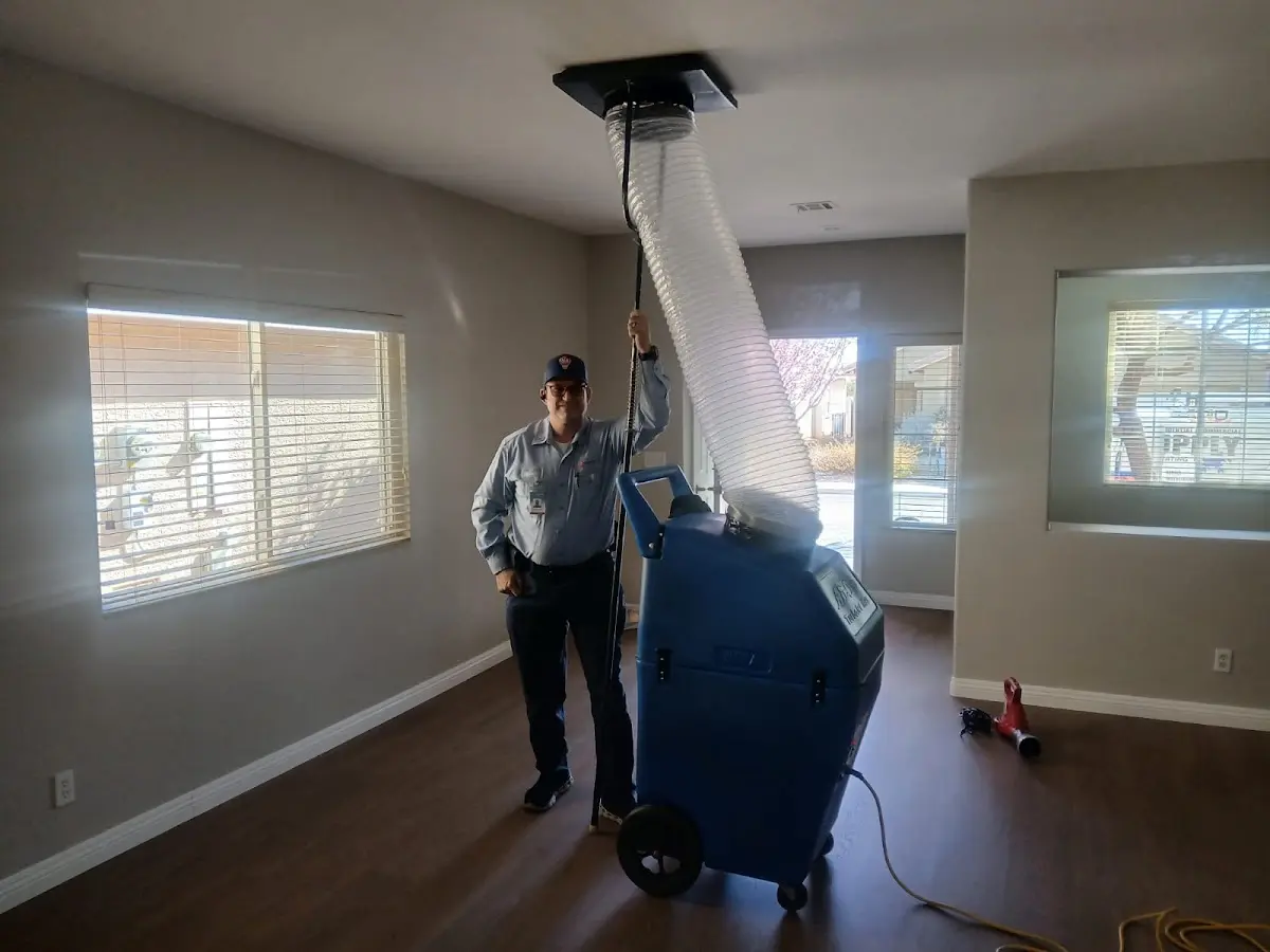 Professional Dryer Vent Cleaning work inside a Southeast Arcadia home